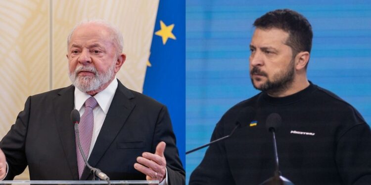 Zelensky volta a criticar Lula e diz que falas do petista “não trazem paz alguma”