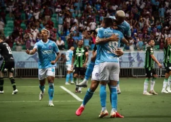 Bahia vence o América-MG, encerra jejum de triunfos e deixa a zona de rebaixamento do Brasileirão