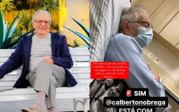 Carlos Alberto de Nóbrega é internado com Covid-19