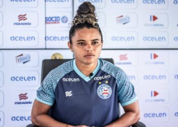 Vilma comemora primeiro gol pelo Bahia e prega foco na continuidade do Baianão