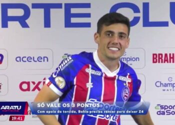 Só vale os 3 pontos: Com apoio da torcida, Bahia precisa vencer para deixar Z4