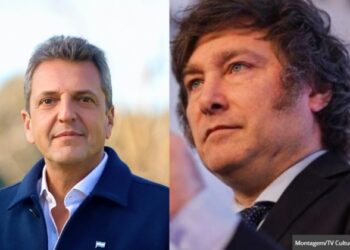 Sergio Massa e Javier Milei disputam segundo turno na Argentina