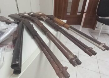 Carabinas, revólveres, pistolas, granada: oficial da PM preso por homicídio armazenava arsenal