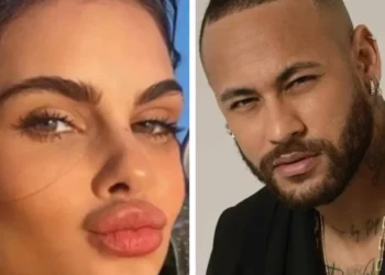 Modelo brasileira é mãe do terceiro filho de Neymar