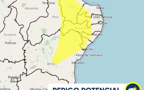 Inmet alerta para baixa umidade do ar na Bahia e outros estados do Nordeste nesta terça (9)
