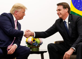 Donald Trump é a aposta de Bolsonaro para candidatura em 2026