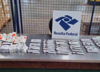 Homem é flagrado com 60 canetas de Mounjaro no aeroporto de Salvador