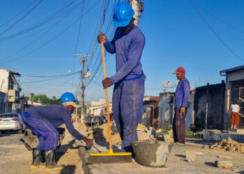 Prefeitura de Alagoinhas avança na requalificação da rua 14 de Janeiro, no bairro Santa Isabel