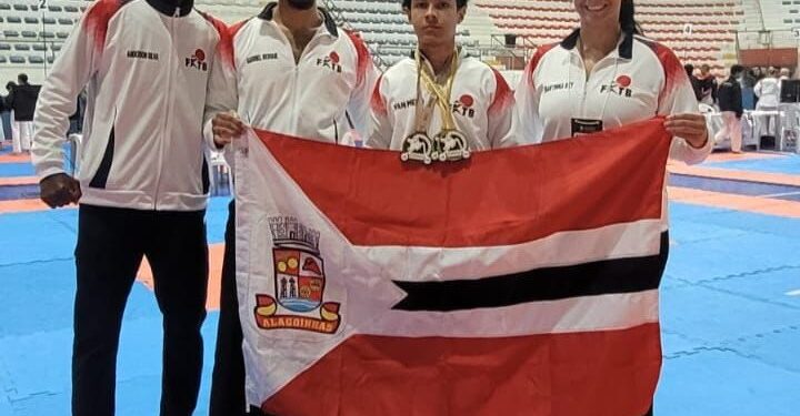 Atleta alagoinhense conquista três medalhas no Campeonato Brasileiro de Karatê