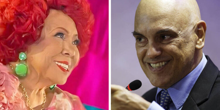 Alexandre de Moraes é ovacionado em show de Alcione aos gritos de ‘sem anistia’