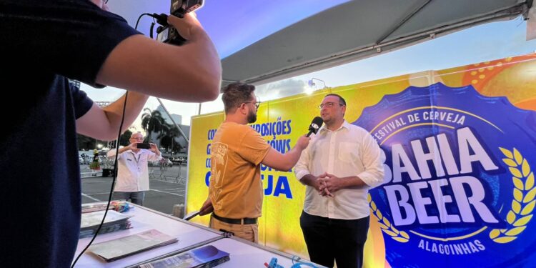 Bahia Beer 2025: Prefeitura e Setur divulgam o festival dentro da programação do Brasil Brew, em Salvador
