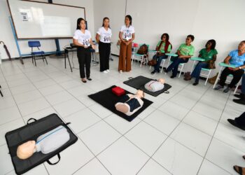 Agentes comunitários de saúde de Alagoinhas participam de formação em primeiros socorros