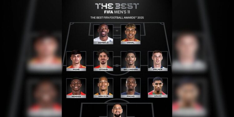 Fifa anuncia Seleções do Ano do The Best 2025 sem brasileiros