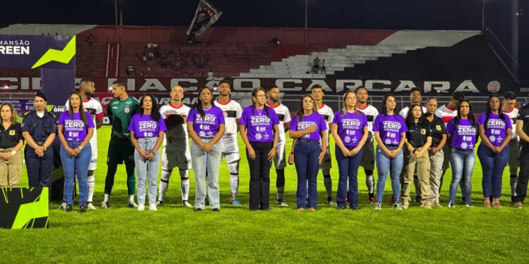 Alagoinhas apoia campanha Feminicídio Zero em partida do Baianão 2026
