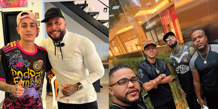 Kannário grava com Teto, MC Hariel e L7nnon em temporada no Rio x SP