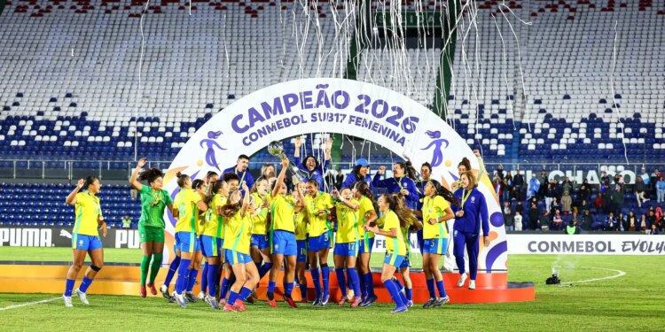 Brasil derrota Argentina e é campeão Sul-Americano Sub-17 feminino