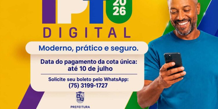 Prazo para pagamento do IPTU com 13% de desconto termina no dia 10 de julho