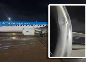 Avião de companhia argentina identifica impacto de drone no Galeão