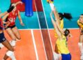 Brasil é superado pelos Estados Unidos por 3 a 0 no vôlei feminino