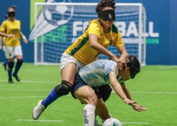 Brasileiras são vice-campeãs da Copa América de futebol de cegas